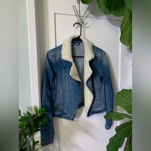 Women’s Denim Sherpa Jacket